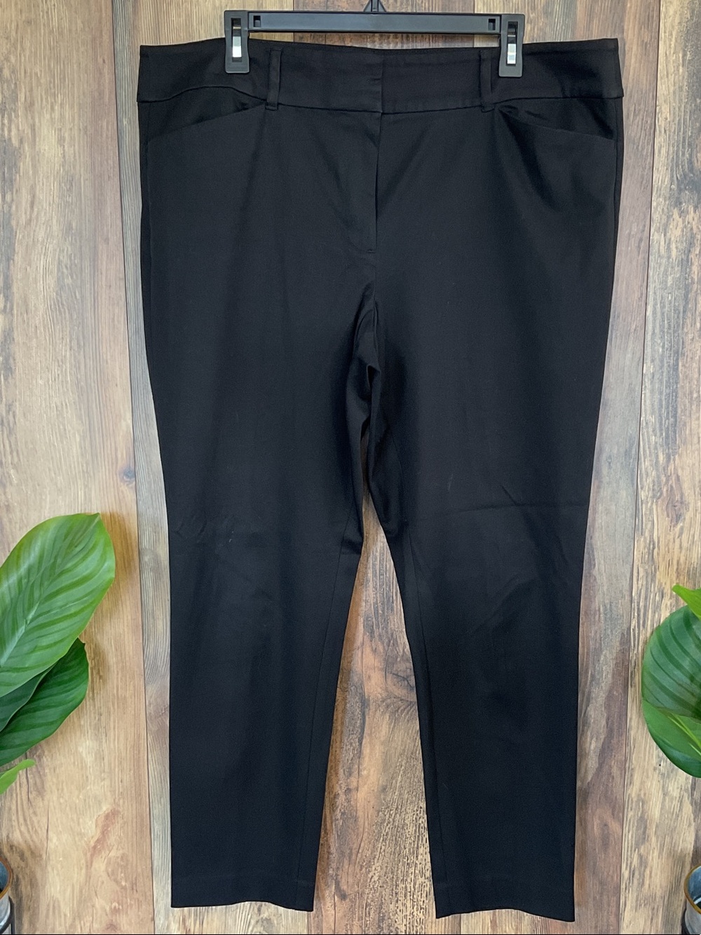 LOFT Black Skinny Ankle Dress Pants Trousers 16